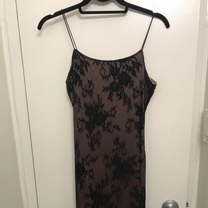Lace slip dress
